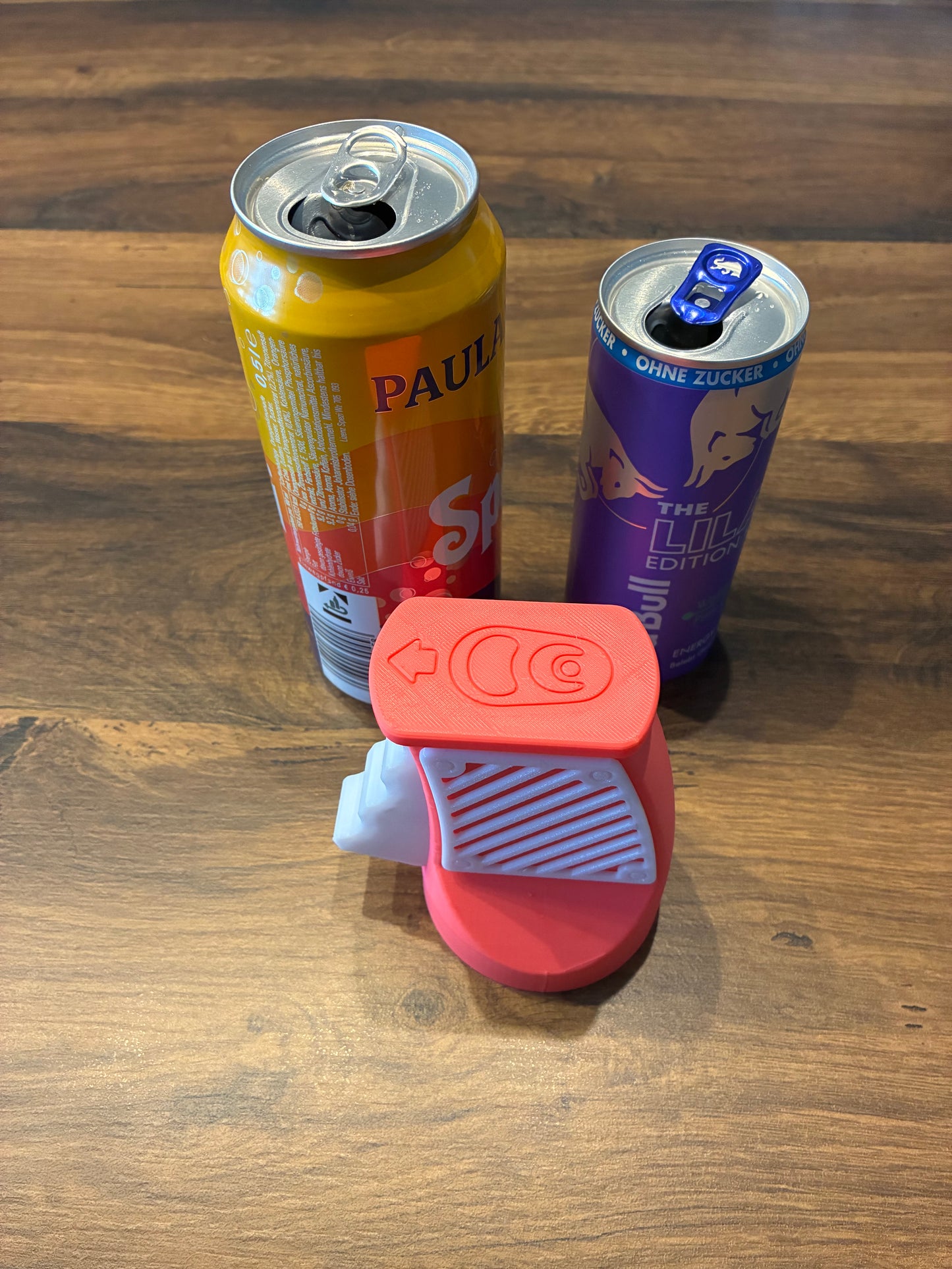 Praktischer 3D-gedruckter Dosenöffner für 250–500ml Dosen – perfekt fürs Camping & bei langen Fingernägeln oder für Menschen mit Handicap